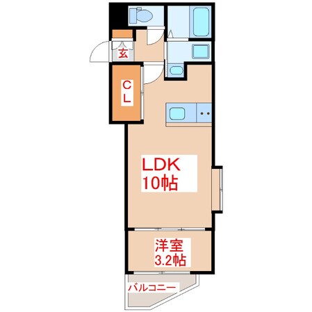 ＣＬＡＳＳ城西の物件間取画像